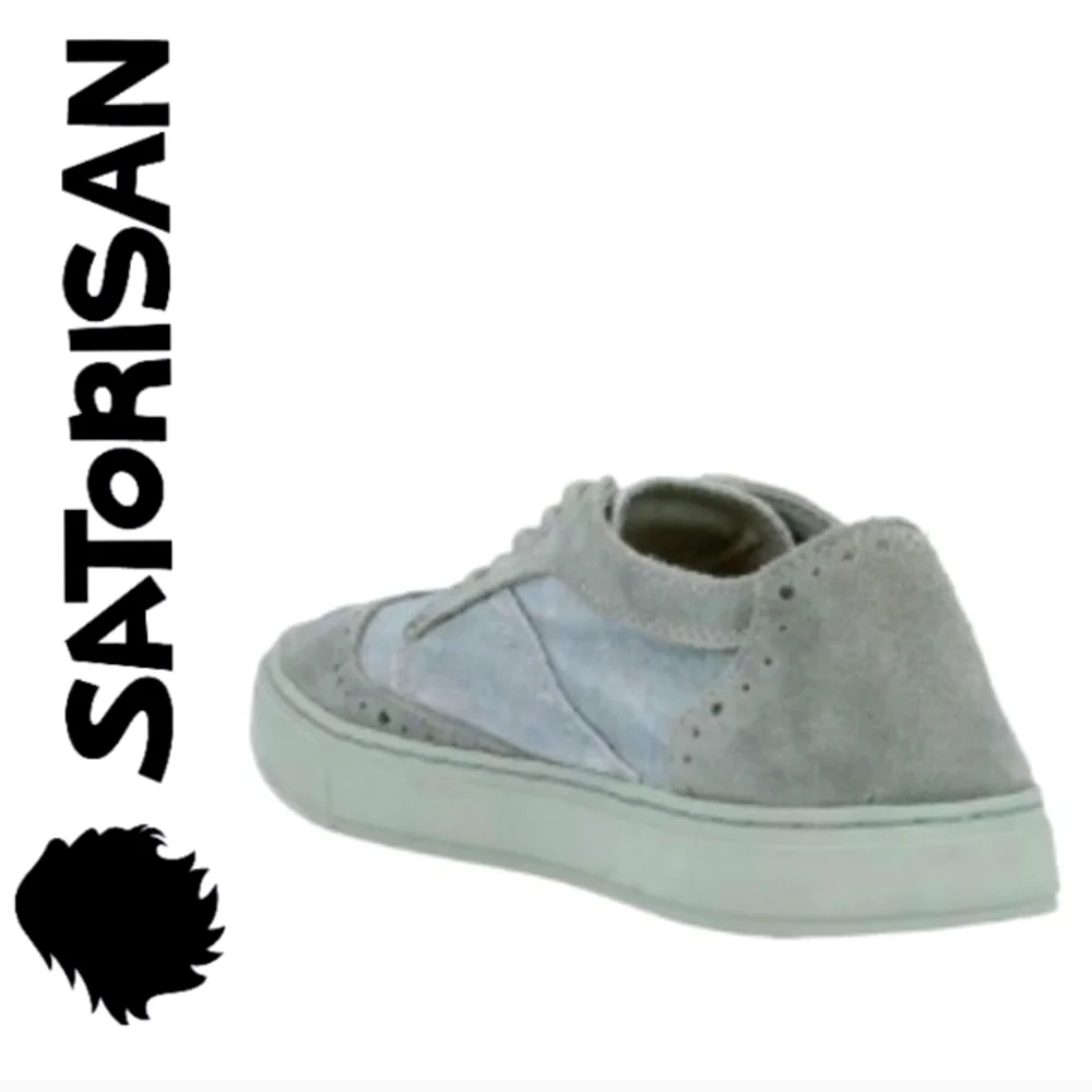 Satorisan Yukai Suede -Lin Men's Gray Sneakers. Size 39 US Men(6.5) Women (8).